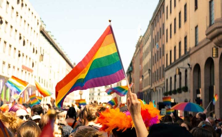 Wear the colors of the pride flag like a street styler this Weekend